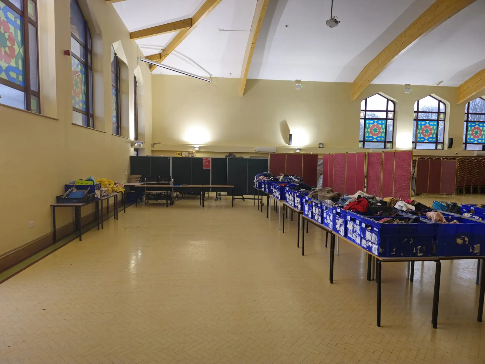 Fresh produce ready to distribute